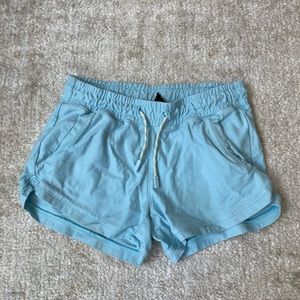 Athleta girls blue casual shorts, size large